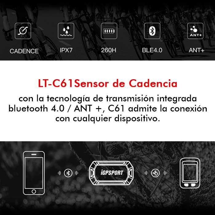 Sensor de Cadencia CAD70 - Luleta